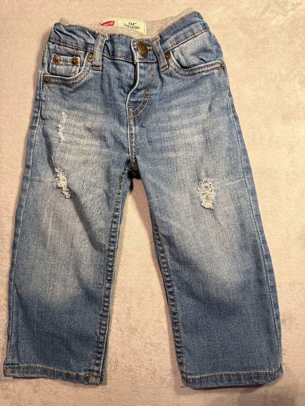 Levi's 514 Straight Light Wash Denim Jeans for Toddler 18M